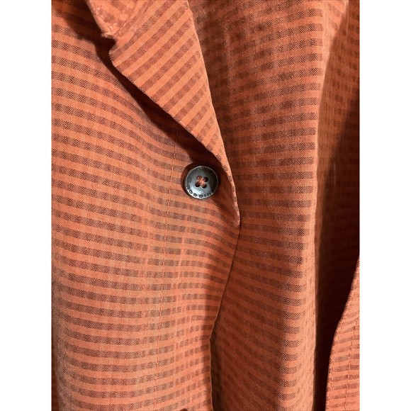 Royal Robbin’s Men’s M Button Short Sleeve Shirt Orange Fashion Logo - Picture 2 of 8